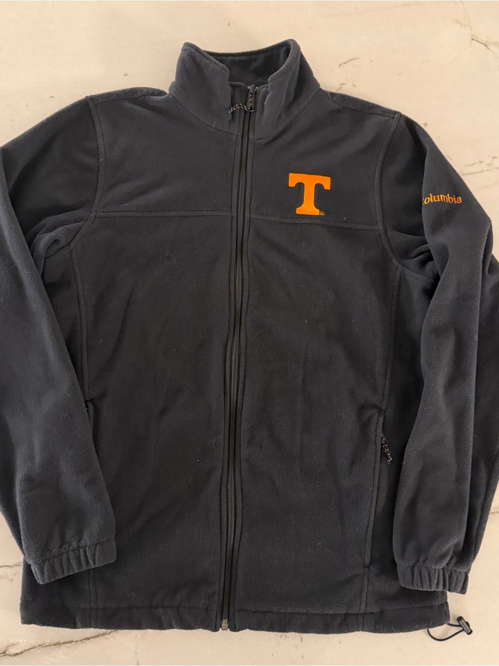 Columbia Tennessee Volunteers Men's Black Full Zip Jacket Medium